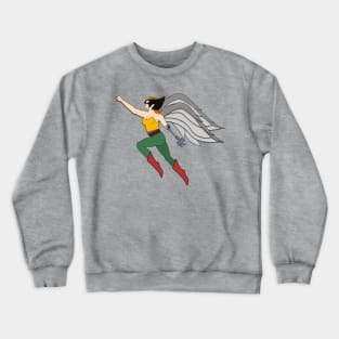 Disabled Hawk-Lady Crewneck Sweatshirt